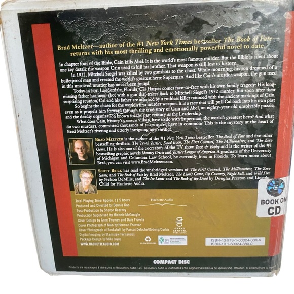 Lot of 3 Audio Books Brad Meltzer Book of Lies Inner Circle Book of Fate  41 hrs - Picture 3 of 13